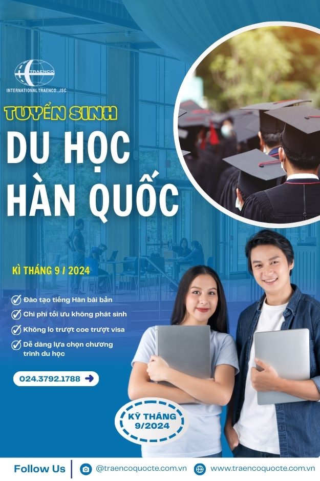 tuyển sinh du học hàn quốc kỳ tháng 9