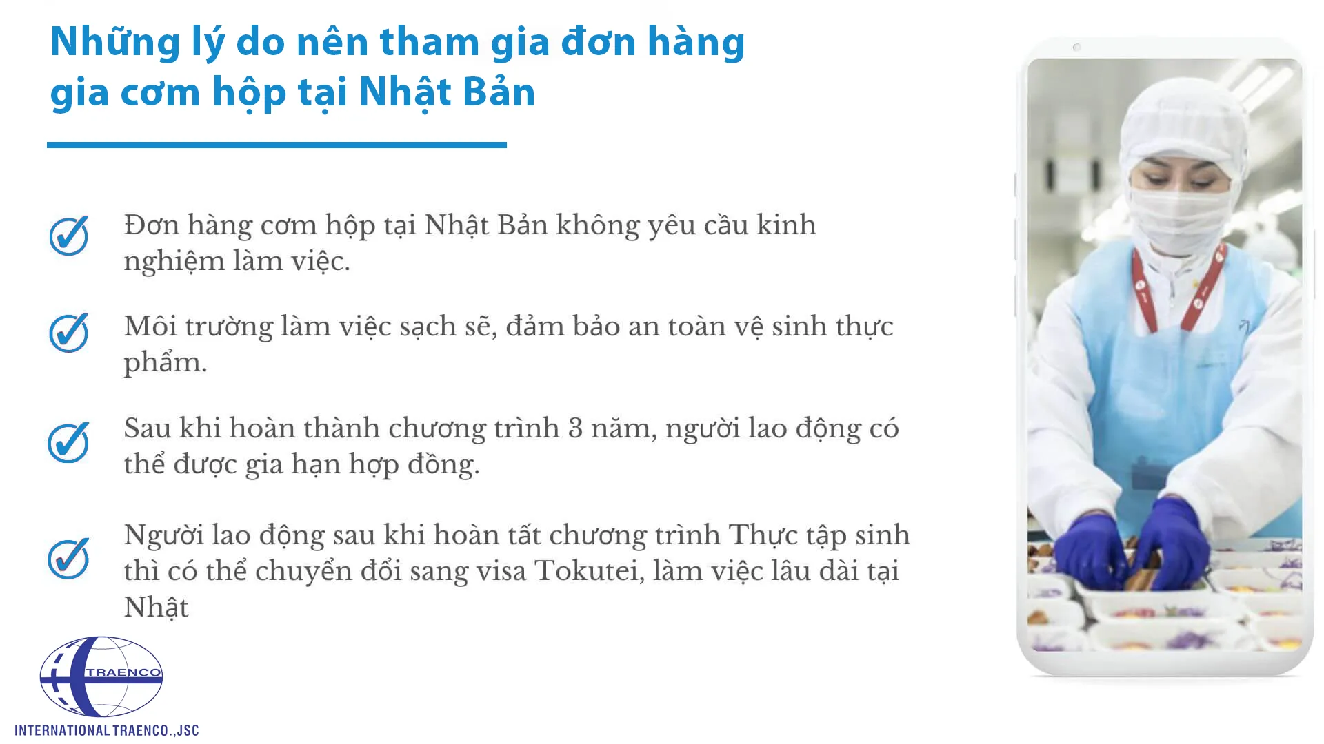 Đơn hàng cơm hộp tại Nhật Bản: lý do, điều kiện và mức lương